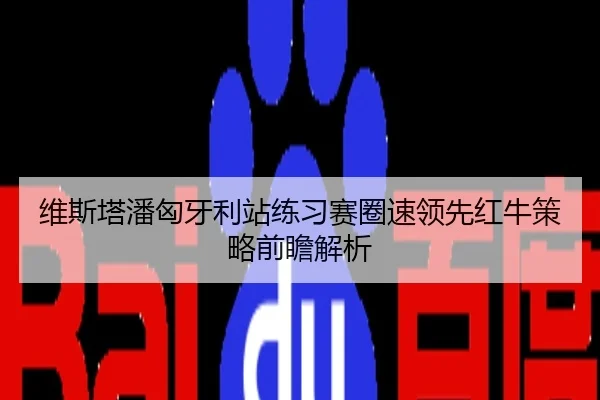 维斯塔潘匈牙利站练习赛圈速领先红牛策略前瞻解析